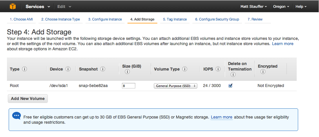 AWS Add Storage