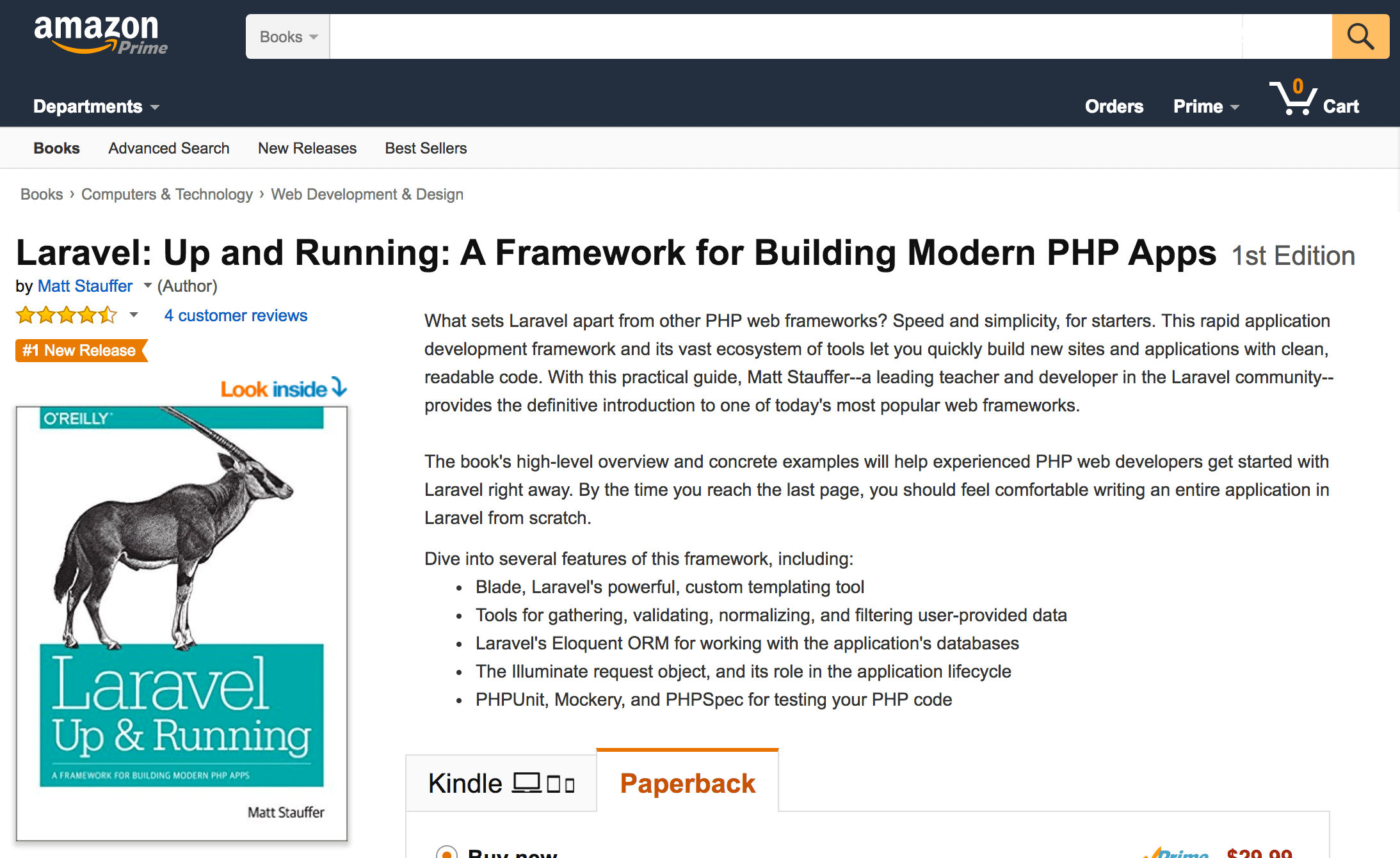 Laravel: Up & Running on Amazon