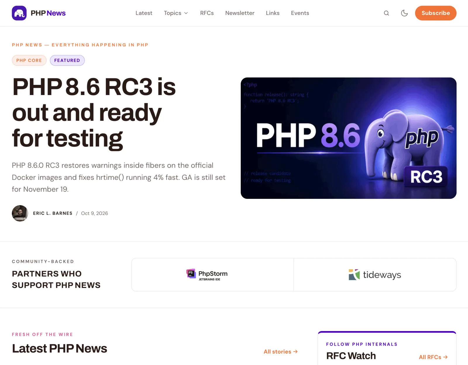 PHP News