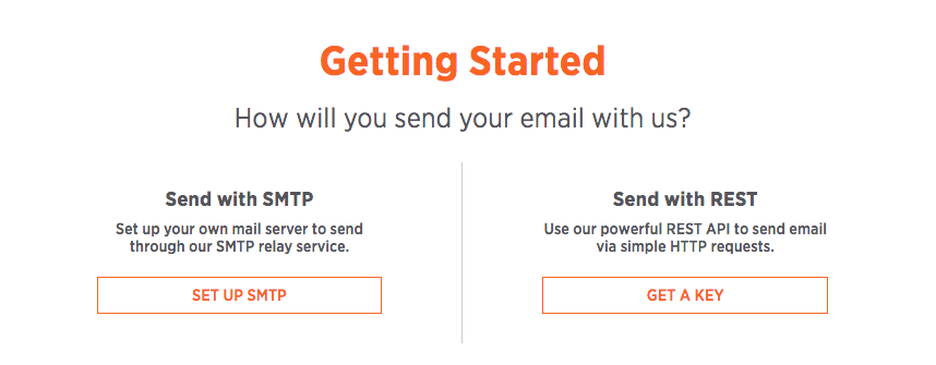 SparkPost SMTP vs REST